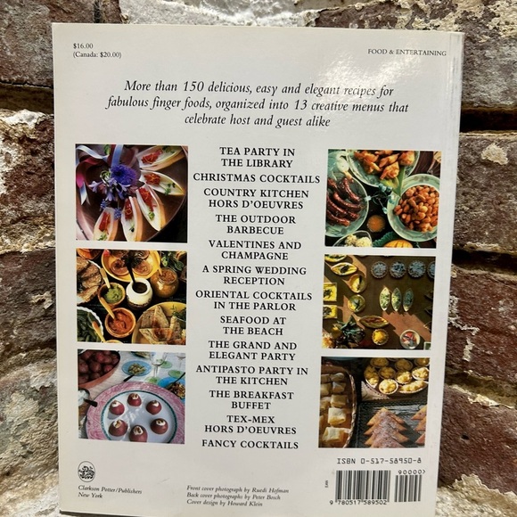 First Paperback Edition 1984 Martha Stewart’s Hors d’ Oeuvres. - Picture 2 of 10